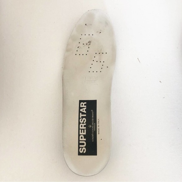 Golden Goose Superstar Leopard Print Pony Hair Glitter Star Distressed Sneakers - Picture 10 of 14